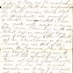 Letter - William Graham, to John Graham, Personal, 11 Jul 1868