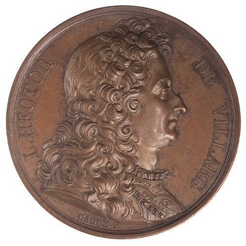 Medal - Claude Louis Hector de Villars, France, 1821