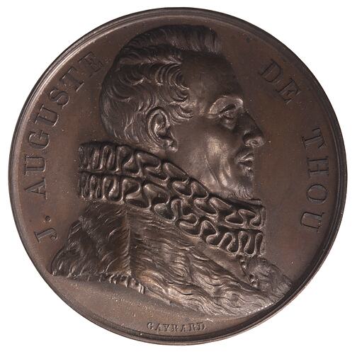Medal - J. Auguste de Thou, France, 1817
