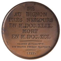 Medal - Honore Gabriel Riquetti de Mirabeau, France, 1822