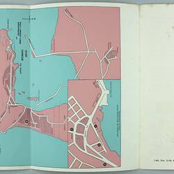 Map - 'P&O Orient Lines, Aden', England, November 1960