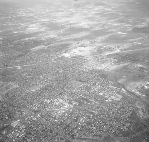 Negative - Aerial View of Mulgrave & Surrounding Area, Victoria, 1972