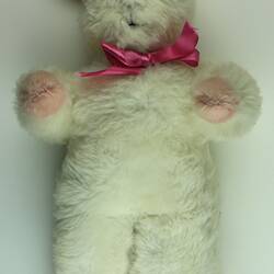 Toy Rabbit - Jakas Soft Toys, White & Pink, Melbourne, circa 1998