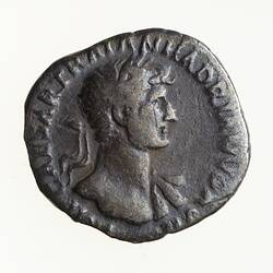 Coin - Denarius, Emperor Hadrian, Ancient Roman Empire, 118 AD