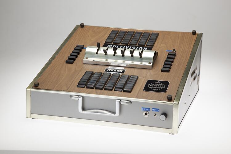 Audiovisual Console - Kodak Research Laboratory, Multivision 12 Channel Console, circa 1960
