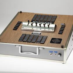 Audiovisual Console - Kodak Research Laboratory, Multivision 12 Channel Console, circa 1960