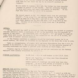 Bulletin - 'Kodak Staff Service Bulletin', No 11, 26 Sep 1942