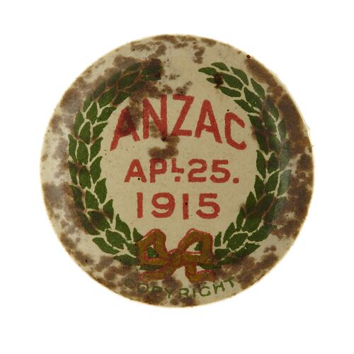 Badge - ANZAC, 25 Apr 1915