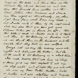 Discoloured off-white page with handwritten cursive text in dark ink.