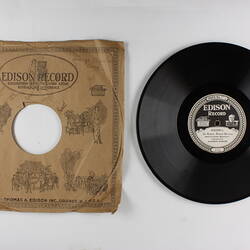 Disc Recording - Edison, Double-Sided, 'Oh Robert, Robert Beloved' and 'Lullaby', Unknown Date