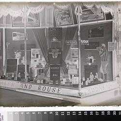 Glass Negative - Kodak Australasia Pty Ltd, Shopfront Display, Kodak Projectors, George St, Sydney, circa 1932