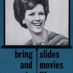 Leaflet - Kodak Australasia Pty Ltdm 'Kodak Projection Screens Bring Slides & Movies to Life', circa 1960s