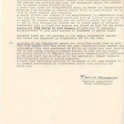 Reports - Residual Centres for Displaced Persons, International Refugee Organization, Germany, Sep - Oct 1950