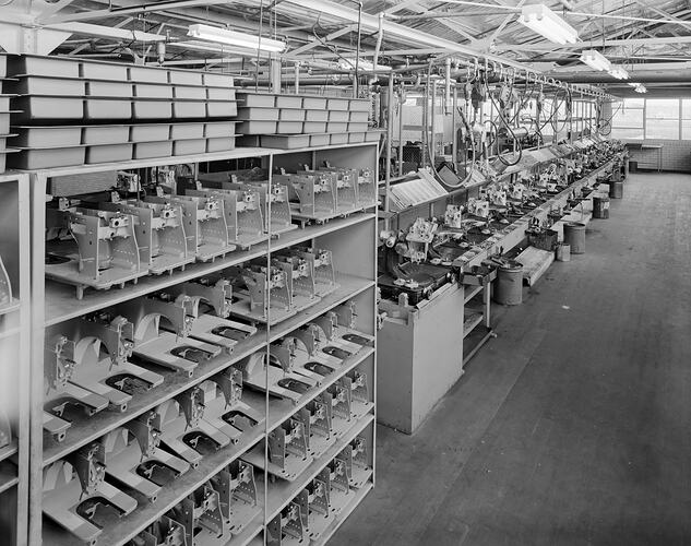 Servex Electrical Co, Sewing Machine Production Line, Huntingdale, Victoria, 22 Feb 1960