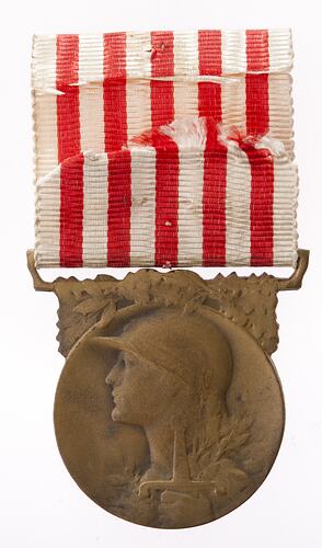 Medal - Commemorative War Medal 1914-1918, France, 1920 - Obverse