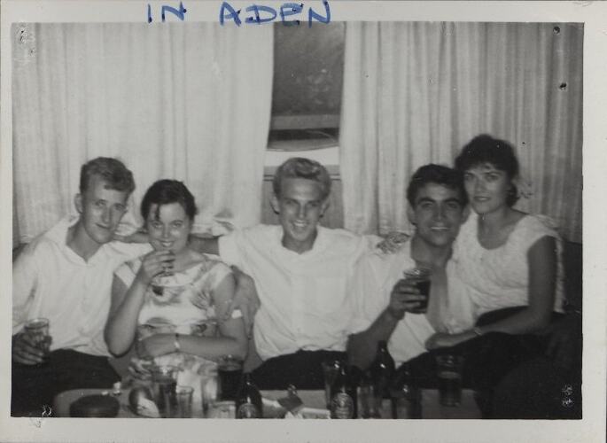 Photograph - Group Image, Aden, MV Fairsea, 1957