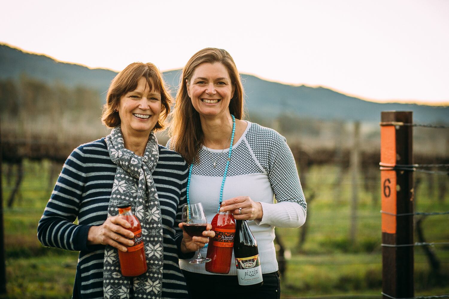 Digital Photograph - Katrina and Natalie Pizzini Holding Passata and ...