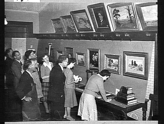"EMPLOYEES ARTS AND CRAFTS EXHIBITION: JULY 1944"