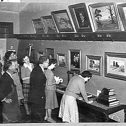 Photograph - H.V. McKay Massey Harris, Employees' Arts & Crafts Exhibition, Sunshine, Victoria, Jul 1944