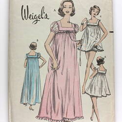 Sewing Pattern - Weigel's No. 2054, Women's Nightdress & Shortie Pyjamas, circa 1960s
