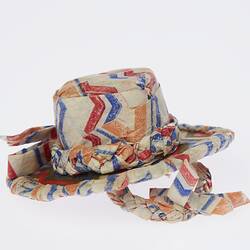 Toy Hat - Brimmed with Strap, Max Mint Wrappers, Johanna Harry Hillier, circa 1929-1935