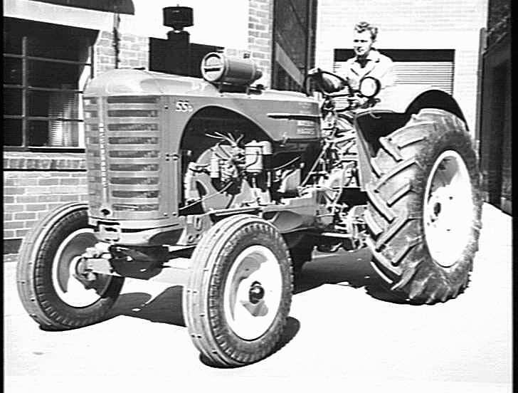 Photograph Hv Mckay Massey Harris Farm Equipment Manufacture And Field Trials Aug 1952