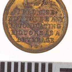 Medal - Abstinence Society, Australia, circa 1885