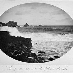 Photograph - 'Let the Sea Roar & the Fullness Thereof', by A.J. Campbell, Phillip Island, Victoria, Mar 1902