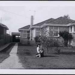 Digital Image - Adeline Denny (Del Vecchio) & Daughter Christine, Bulleen, circa 1970