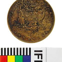 Token - 1 Penny, John Henderson, Pawnbroker, Fremantle, Western Australia, Australia, 1874