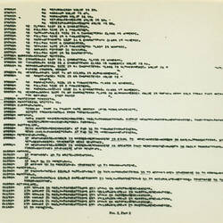 Teaching Photograph - Program Listing Diagram, Merchandise Control, COBOL Programming Language, Trevor Pearcey, 1959-1992