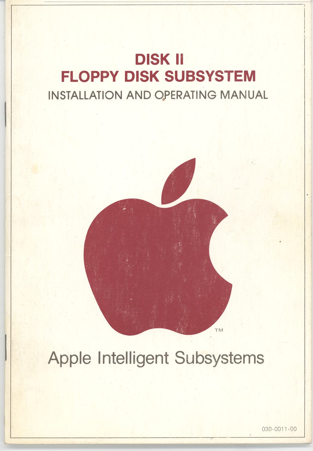 The Apple II Floppy Disk Drive A Technical & Personal Description