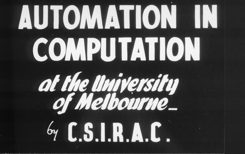 "Automation in computation" sign