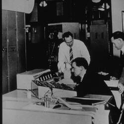 Photograph - CSIRAC Computer, CSIRO Building Research Team, 1958