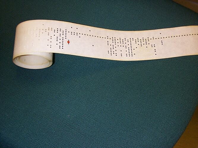 12 hole paper tape