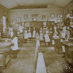 Woodwork Class, Central Brunswick State School, 1915