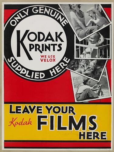 Poster - 'Leave Your Kodak Films Here'