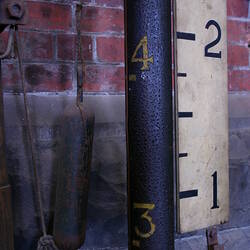 Scale Board - Well No.4 Depth Gauge, South Engine Room, circa 1923