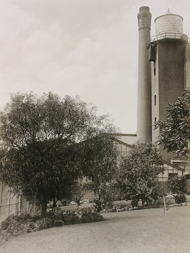 Photograph - Factory and Garden, Kodak, Abbotsford, early 20th Century