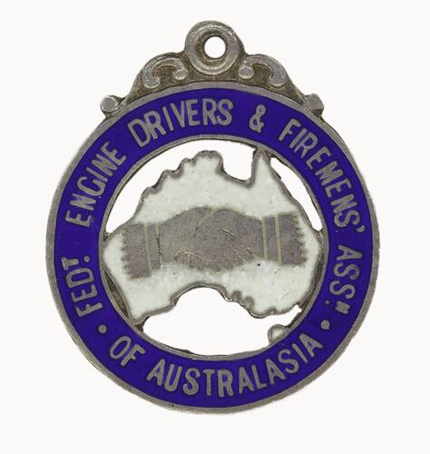 Badge - Federated Engine Drivers and Firemans Association of A/a