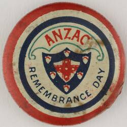Badge - Anzac Remembrance Day, 17 Dec 1915