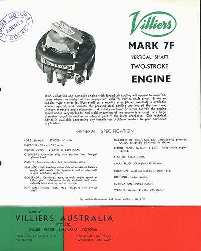 Villiers Mark 7F Engine