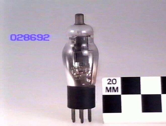 Electronic Valve - Ken Rad, Double Diode Triode, Type 2A6, c 1933