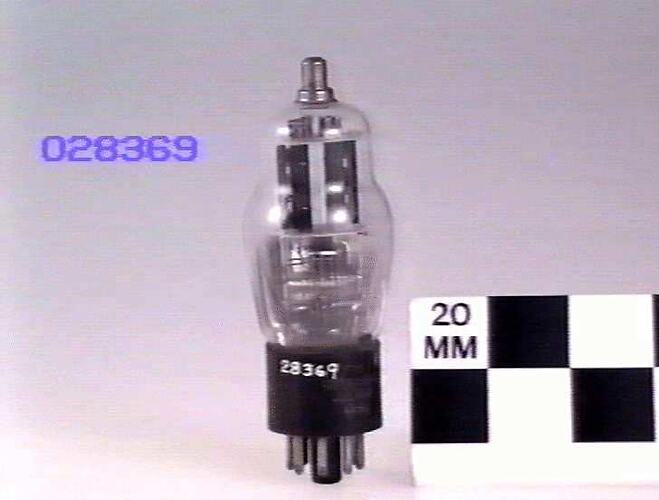 Electronic Valve - Raytheon, Double Triode, Type 6F8G, c 1944