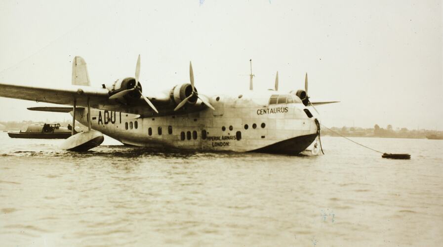 Photograph - Imperial Airways, Flying Boat, Australia, Jan 1938