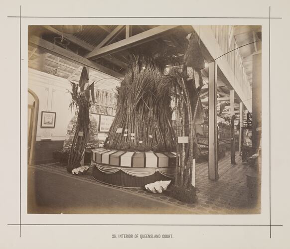 Queensland Court, Temporary Annexe, Exhibition Building, 1880-1881