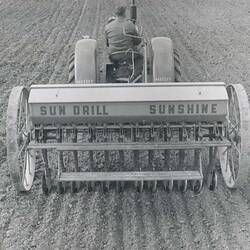 Photograph - H.V. McKay Massey Harris, Sun Seed Drill, Keilor, 1951