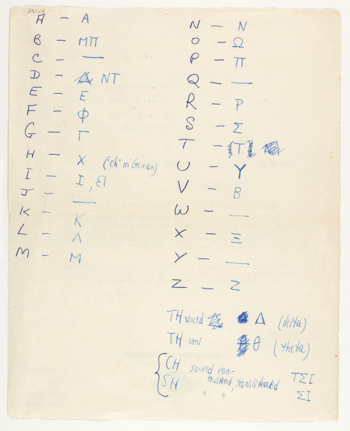 Letter - Heavy Baggage Key Surrender, Department of Immigration, Jul 1959