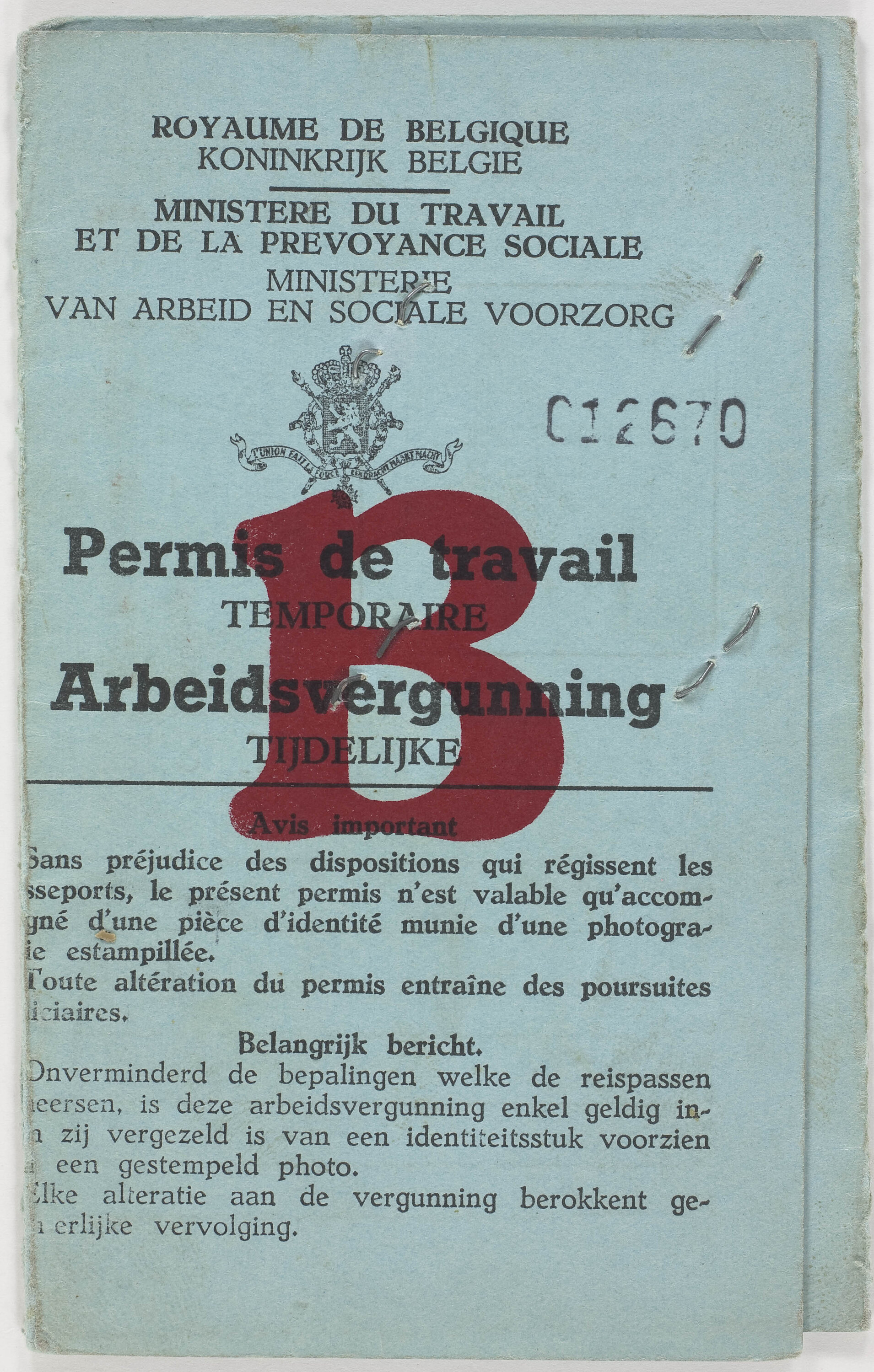 1968, Penna, cerf sans bois, 9323 Forest Co, permis de chasse en carton, Pennsylvanie - France