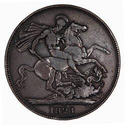 Coin - Crown,  George IV, Great Britain, 1821